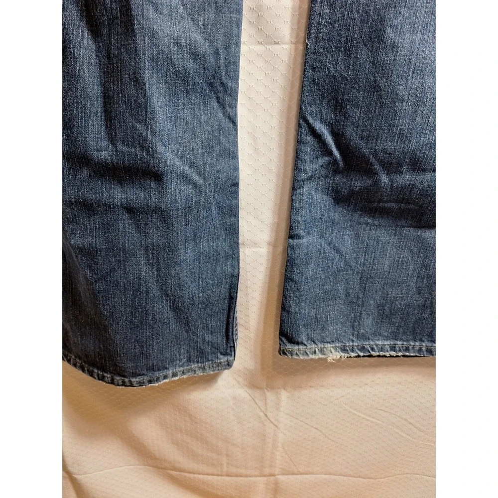 LEVI Strauss Signature Low Boot Jean Sz 40 Blue Copper Riveted Strength Western - Picture 3 of 7